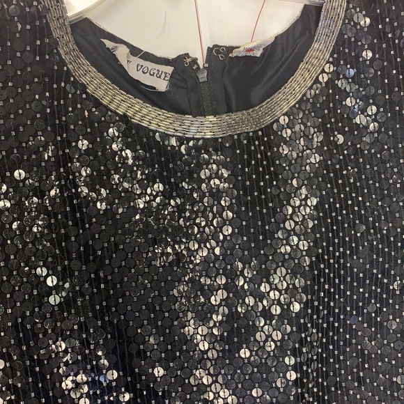 Right Vogue Black & Silver Sequence Dress